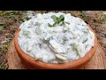 Delicious and Healthy Purslane Salad with Yogurt |Çox Dadlı Pərpətöyün Salatı | Healthy Salad Recipe