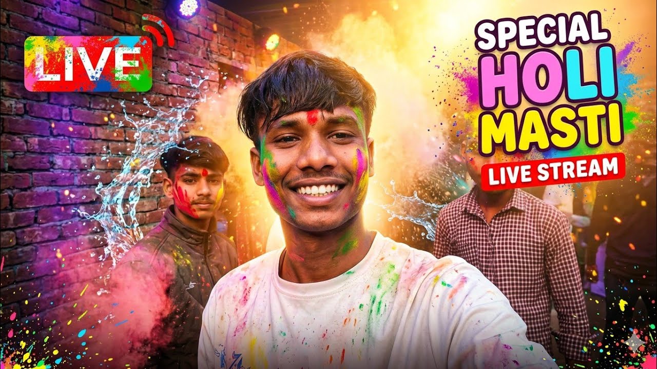  Holi 🫟 special masti live stream new video shobhh444 vlogs is live