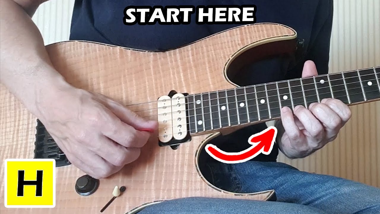 The EASIEST Way I Learned Shred Picking | Fast Guitar Licks ...