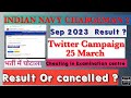 Navy Chargeman Result 2023  | Navy chargeman result 2024 | Twitter Campaign | Ready 25 March