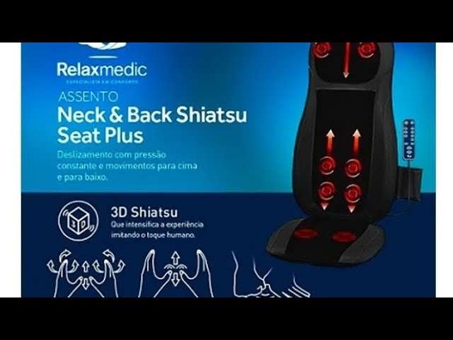 Assento massageador shiatsu Relax medic R18 