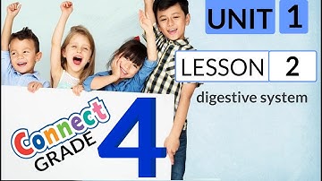 Connect primary 4 I Unit 1 L 2 (digestive system) كونكت رابعة ابتدائي الوحدة الاولي الدرس الثاني
