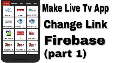 How To Make Live TV App in Kodular | Change Link Firebase | App Creator
