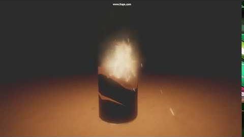 Cam test 2 - Particles, Realtime shadows