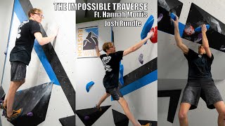 Londons hardest traverse | Eustonwall ft @hannahmorrisbouldering  &  @JoshRundle
