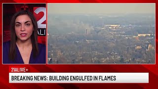 21ALIVE+: No injuries reported in large fire east of downtown Fort Wayne