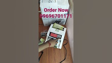 Fake Note Detector With Godrej Currency Counting Machine.