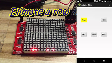 Arduino - Tetris game (俄羅斯方塊) 2015