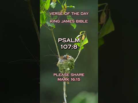 VERSE OF THE DAY - PSALM 107:8 #DailyScripture #BibleVerse #ChristianShorts #ScriptureOfTheDay