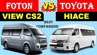 ALL NEW Foton VIEW CS2 S Vs ALL NEW Toyota HIACE | Which one is better ?