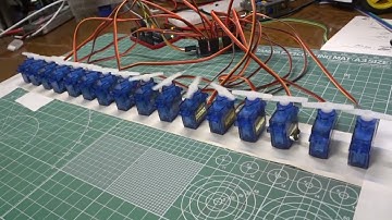 【Arduino + PCA-9685】Servo Moter Test