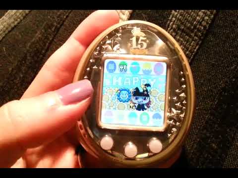 Tamagotchi ID L 15th Anniversary: kuromametchi happy items