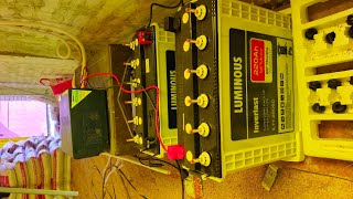 24V Luminous NXG 1850 Inverter Installation | 2×220Ah Battery Connection | Full Practical Video 2026