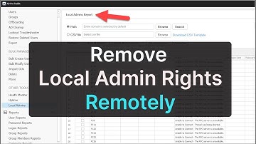 Remove Local Admin Rights Windows