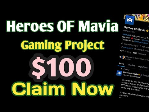 Heroes OF Mavia Gaming Project | Unlimited Free Earning Platform