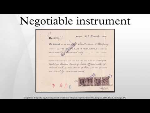 negotiable instrument youtube negotiable instruments