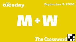 M+M - New York Times Crossword - September 2, 2026