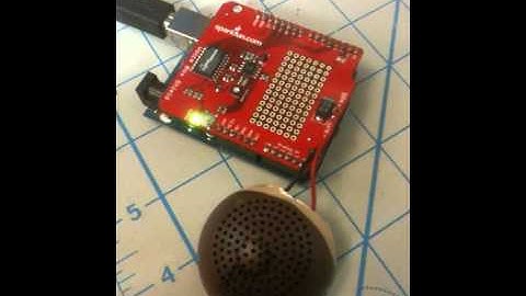 Sparkfun Voicebox Shield with Speakjet synthesizer chip