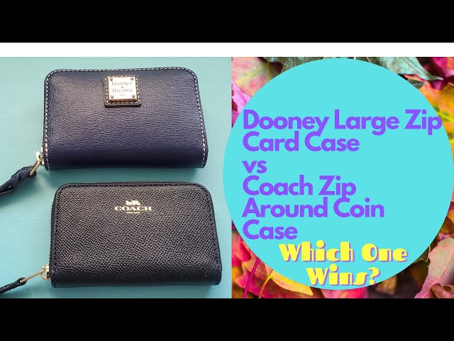 Dooney & Bourke Florentine Large Zip Around Credit Card Case Wallet