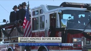 Funeral held for fallen firefighter in Adair County