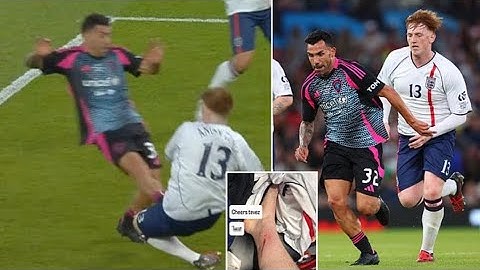 Angry Ginge vs Tevez: Soccer Aid Drama & Injury!