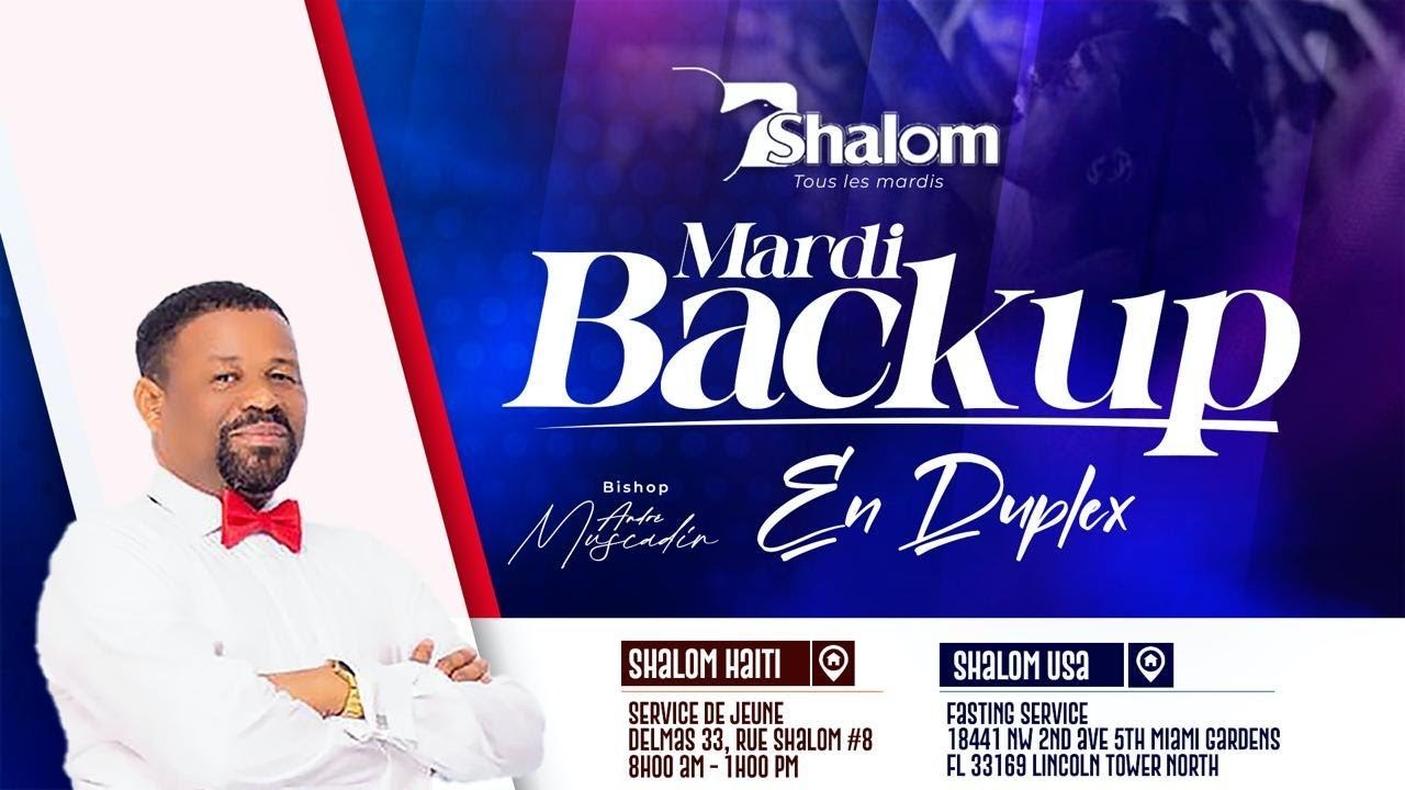 EN DIRECT🔴JEUNE MARDI BACK-UP | MARDI 03 MARS 2026 | RADIO TELE SHALOM