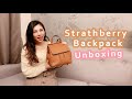 [開箱] Strathberry Backpack Unboxing