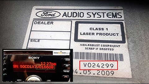 Ford Radio Codes From Serial Number V, M, C7, BP - Find & Decode Online Today
