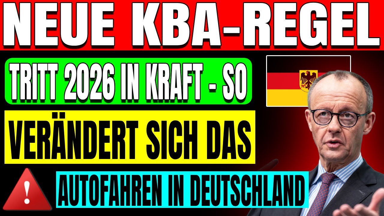 Ab 2026 ändert sich alles: Die neue KBA-Regel schockt Millionen Autofahrer in Deutschland!