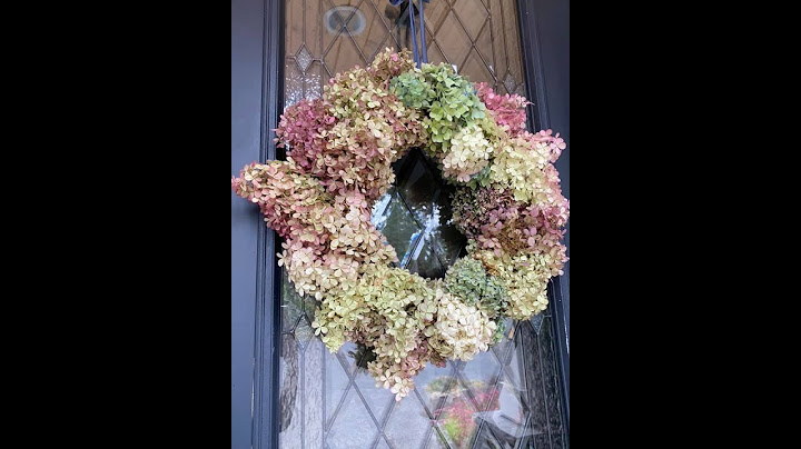 DIY Hydrangea Wreath Making
