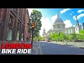 London Bike Ride 🇬🇧 - Exploring LONDON by Bike - Tower Bridge to London Eye | St Paul's & Big Ben
