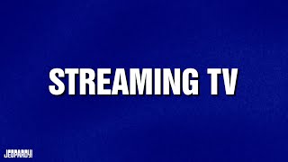 Streaming Tv  Category  Jeopardy