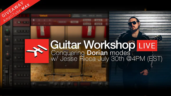 Guitar Workshop Live - Conquering Dorian modes w/ Jesse Ricca July 30th @4PM (EST) #IKCreator