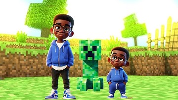 Lost in Minecraft World! ⛏️🎵 | Fun Kids Song with Steve, Alex & Creepers | Two Brothers Adventures