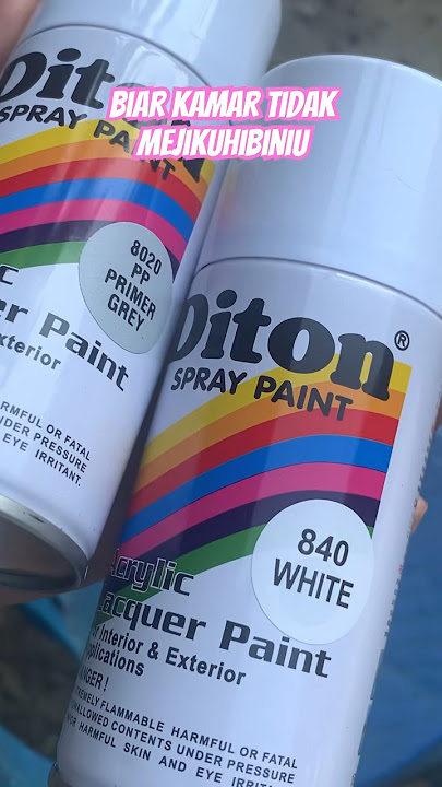 CAT LEMARI biar sewarna 👌 #ditonspraypaint #diton #diy #pilox #catlemari
