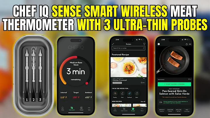 CHEF iQ Sense Smart Wireless Meat Thermometer Review – 3 Probes, Unlimited Range, Ultimate BBQ Tech!