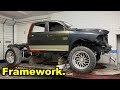 Fixing the Frame On MY Destroyed 2018 Dodge Ram 2500