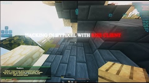 HACKING IN HYPIXEL WITH RISE CLIENT