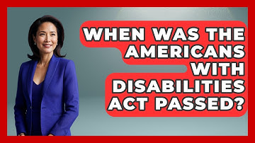 When Was The Americans With Disabilities Act Passed? - Making Politics Simple