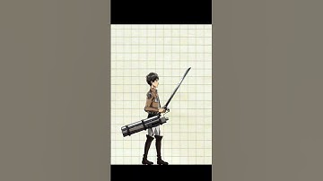 How to animate Attack on Titan eren Yeager. #attackontitan #erenyeager #anime #howto #animation