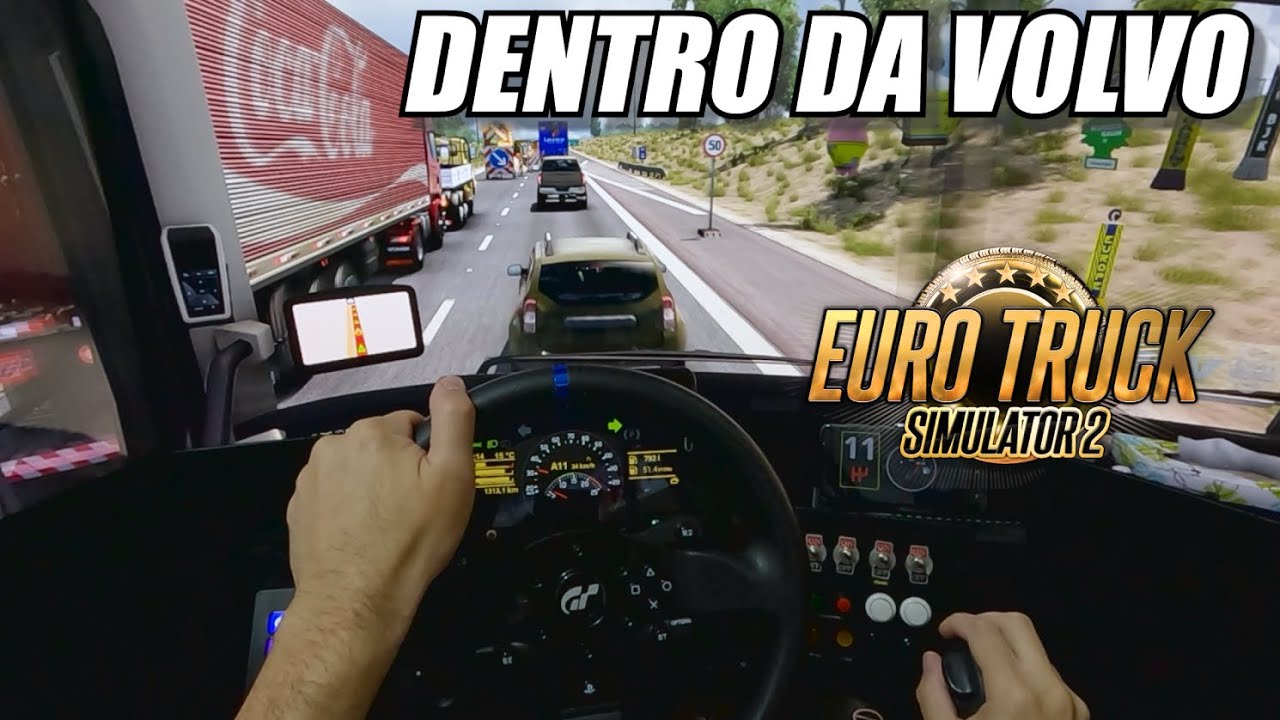 Gabríliz e o Simulador de caminhão Euro Truck Simulator 2 ETS2