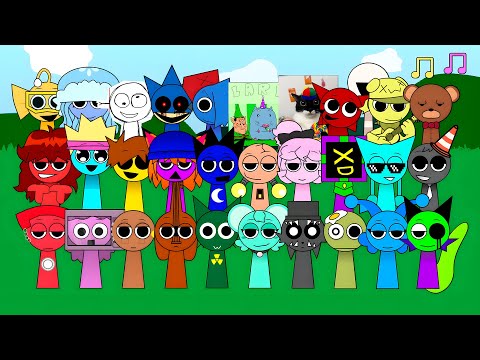 Incredibox Sprunki Retake Deluxe Reborn But ALL Characters Together New OC S