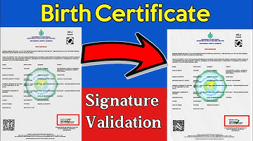 birth certificate signature validation west bengal|how to signature validation in pdf