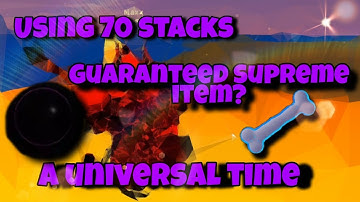 Using 70 stacks on reward time? 2x event stacks | [ A universal time]