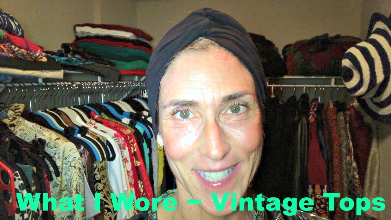What I Wore Vintage Tops Ep. 12 YouTube