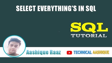SELECT Everything in Oracle||Technical Aashique