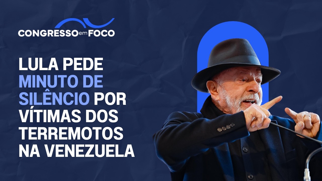 Lula pede minuto de silêncio por vítimas dos terremotos na Venezuela