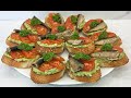 Новые Праздничные Бутерброды со Шпротами Очень Вкусно!!! / Новогодние Бутерброды / Sprat Sandwiches