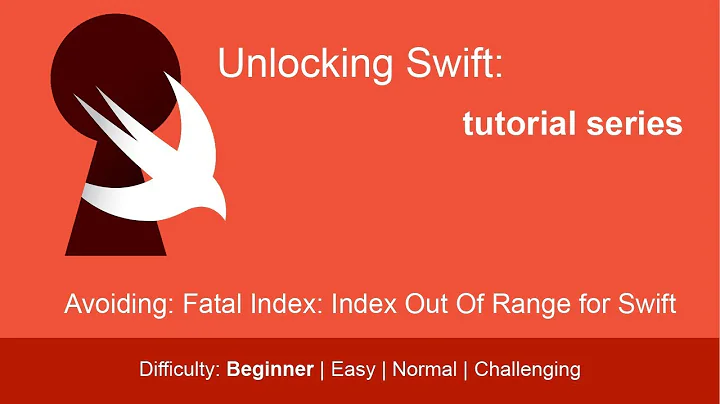 Avoiding: Fatal Index: Index Out Of Range for Swift