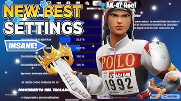 THE NEW BEST Chapter 6 PC Keyboard & Mouse Settings, Sensitivity + Keybinds In Fortnite! 🏆